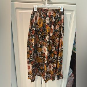 Natural life midi skirt
